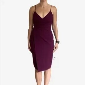 Lulu's Deep Purple Midi Dress